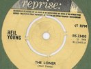 NEIL YOUNG The Loner original 1968 UK Reprise 45 LISTEN