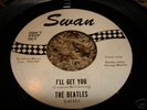 RARE BEATLES 45 SWAN PROMO ONE SIDED  NEAR MINT