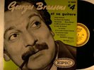 GEORGES BRASSENS N° 4.1 LP EPIC CANADA 195?.2 Dédicaces