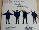 THE BEATLES group autographed signed ALBUM / LP w/COA