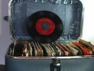 case 160+ 45 RPM records, mainly pop, rock and country