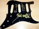 THE JAM autographed ELECTRIC GUITAR PICK GAURD