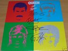 QUEEN SIGNED LP AUTOGRAPHED ALBUM MERCURY + 3