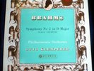 BRAHMS SAX 2362 Symphony 2 Klemperer A+ Blue & Silver