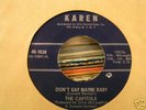 The Capitols Don't Say Maybe Baby Northern Soul