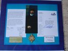 Authentic John Lennon Beatles Lock of Hair & Autograph