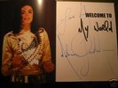 Michael Jackson MY WORLD Official Photo Book *SIGNED*