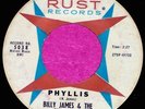 Billy James & Stenotones Doo Wop 45 Rust 5038 Rare