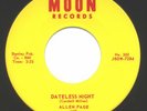 ALLEN PAGE - DATELESS NIGHT -  ROCKABILLY ORIGINAL 45