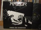 RAZOR Armed and Dangerous LP Canada Metal Thrash RARE