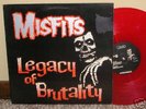 1980 Punk LP - THE MISFITS Legacy Brutality RED VINYL