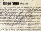 BEATLES RINGO STARR SIGNED EP SLEEVE 1963 CAIAZZO COA