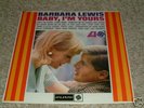 BARBARA LEWIS baby i'm yours UK PLUM ATLANTIC LP NMINT
