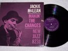 JACKIE McLEAN - MAKIN' THE CHANGES - NEW JAZZ - NM