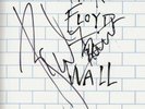 PINK FLOYD WALL COVER ART PICTURE FULLY SIGNED W/COA