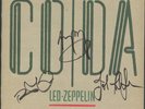 LED ZEPPELIN BAND SIGNED CODA ALBUM VERY RARE