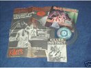 IRON MAIDEN TWILIGHT ZONE CLEAR VINYL 7 INCH & ADVERT