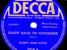 3x RARE SLEEPY JOHN ESTES 78s US DEC7365/7442/7516 E+