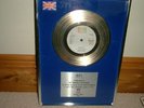 DAVID BOWIE.CHINA GIRL.45.BPI .PRESENTATION DISC/AWARD