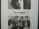 Patti Smith Television original 1974 POSTER signed punk