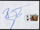 BEATLES STAMPS RARE FIRST DAY COVER SIGNED DAVID BOWIE