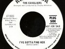 NORTHERN SOUL 45-THE CAVALIERS   Near Mint US PROMO  7