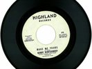 Bobby Montgomery RARE Northern Soul 45 on Highland
