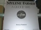 Mylene Farmer A quoi je sers Maxi 45t Promo NICKEL