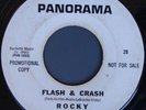 ROCKY & RIDDLERS FLASH & CRASH RARE NW GARAGE 45 HEAR