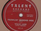 50S TEXAS BLUES WILLIE LANE TALENT LISTEN