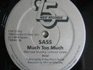 Modern Soul / Boogie  SASS - MUCH TOO MUCH 12