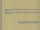 BELVEDERE (3 LPs) / BACH / JACQUES DUMONT, violin solo