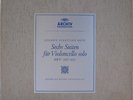 FOURNIER BACH SOLO CELLO SUITES DGG ARCHIV LINEN BOX NM