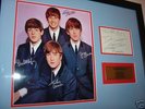 Authentic Signed The Beatles Vintage Album Paper LENNON