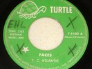 Monster 1966 Punk Garage 45 T.C. ATLANTIC  Faces Turtle