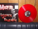 Misfits Legacy Of brutality, red vinyl. samhain danzig