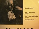 Bach - Cello Suites 2&4 - Paul Burger - ARCO 7501 / NM
