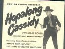 HOPALONG CASSIDY 45 WITH SLEEVE CAPITOL LABEL COWBOY