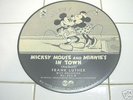 1920's Mickey Mouse Disney 33 1/3 RPM Picture Record NR