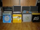 DJ Collectie met 4 flightcases 325 maxi's