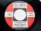 FRANK CHERVAL RARE KILLER TEEN POPCORN 45 ON LAURIE