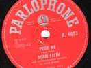 UK No.1 1960 78 ADAM FAITH - POOR ME UK PARL. R4623 EX+