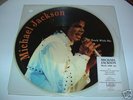 MICHAEL JACKSON picture disc rock with me  on stage
