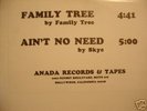 12'' DISCO -  RARE - SKYE-  AIN'T NO NEED / FAMILY TREE
