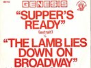 GENESIS SUPPER'S READY / THE LAMB LIES DOWN FRENCH 7