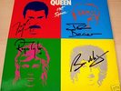 QUEEN group autographed signed ALBUM / LP w/COA