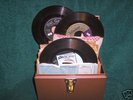Square Dance Records, 45 RPM with carrying case