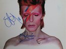 DAVID BOWIE *AUTOGRAPHED Aladdin Sane LP* MICK RONSON