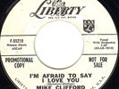 MIKE CLIFFORD rare teen LIBERTY PROMO 45 1959