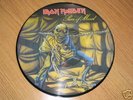 IRON MAIDEN PIECE OF MIND PROMO LP  PICTURE DISC RARE